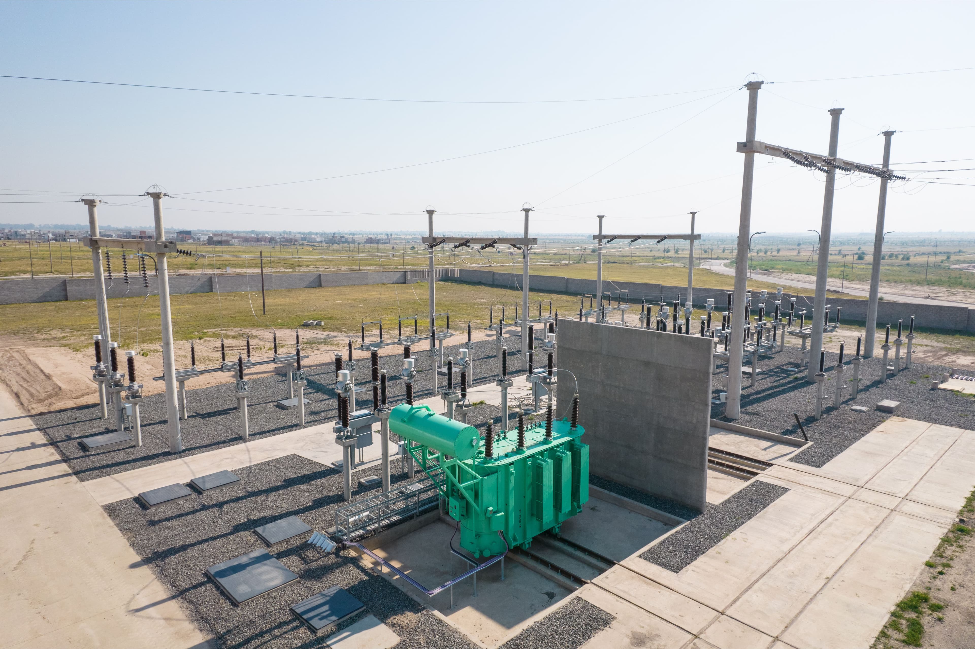 Proaco entregó la Estación Transformadora de energía eléctrica de Docta a EPEC
